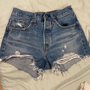 Levi denim shorts
